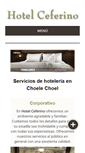 Mobile Screenshot of hotelceferinochoele.com